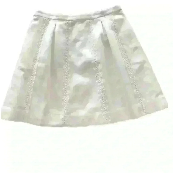J. Crew Mini Eyelet Skirt with Pockets - Picture 1 of 10
